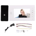 thumbnail image 2 of Cámara de Timbre, De Intercomunicacia de Vídeo Inteligente Con Pantalla de 7 Pulgadas, Kits de Timbre de Teléfono Con Cable de Gran Angular de 120 Grados Con Visión, 2 of 7
