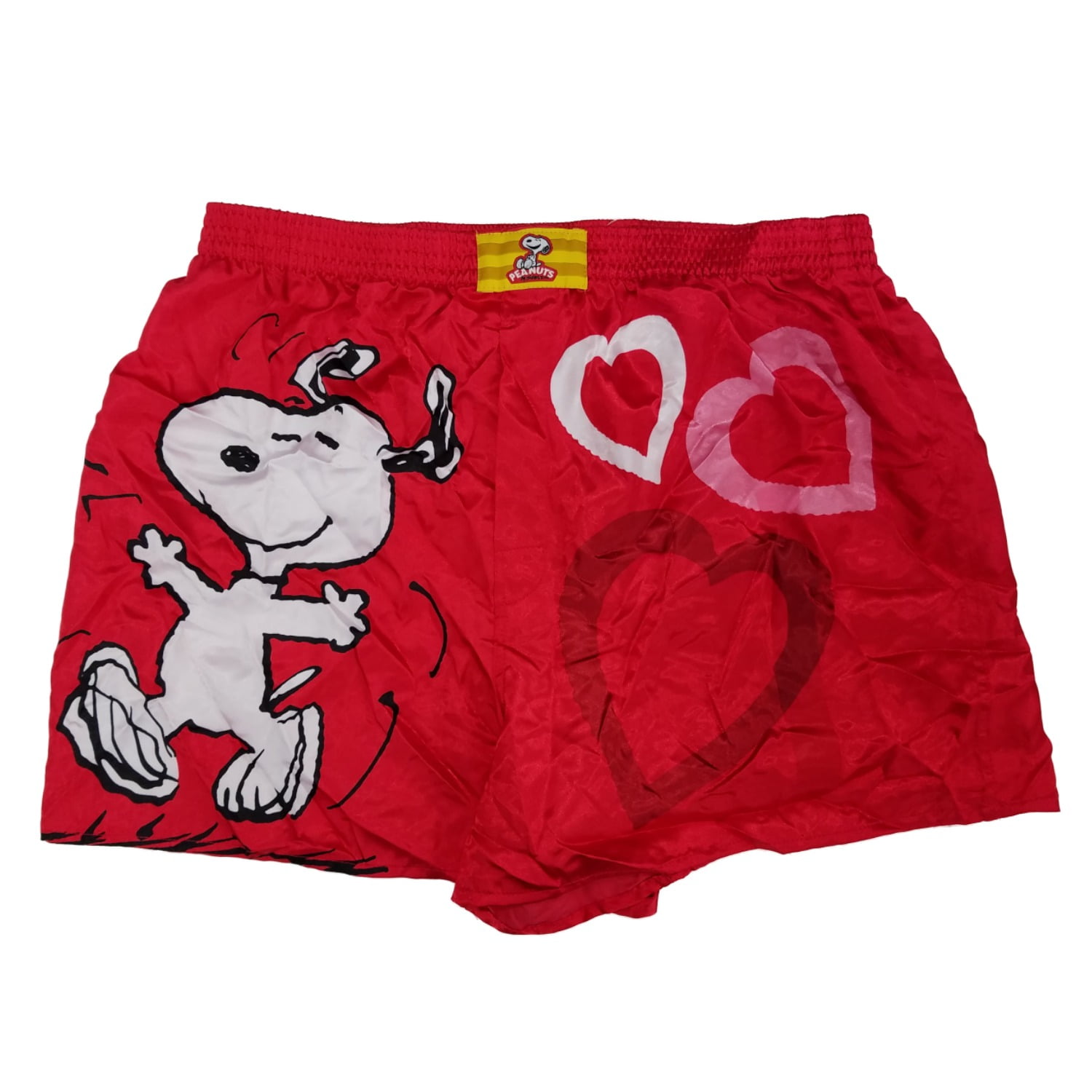 red satin boxer shorts