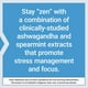 thumbnail image 5 of Suplemento Life Extension Ashwagandha Plus Calm & Focus 60 cápsulas, 5 of 8
