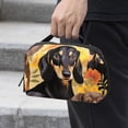thumbnail image 2 of Dachshund Digital Bag Oxford Cloth Waterproof Charger Pouch Cable Organizer Box Charger Organizer Box 5.9x9.44x3.14 in, 2 of 6