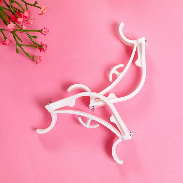 8 Pieces Utility Hooks Wall Hook for Balloon Arch, Decor, Size: 8 cm, White