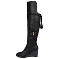 thumbnail image 3 of Brinley Co. Womens Wide Calf Over-the-Knee Wedge Boot, 3 of 8