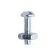 thumbnail image 3 of 14 tornillos para máquinas 1/2 pulgada plata, 3 of 5
