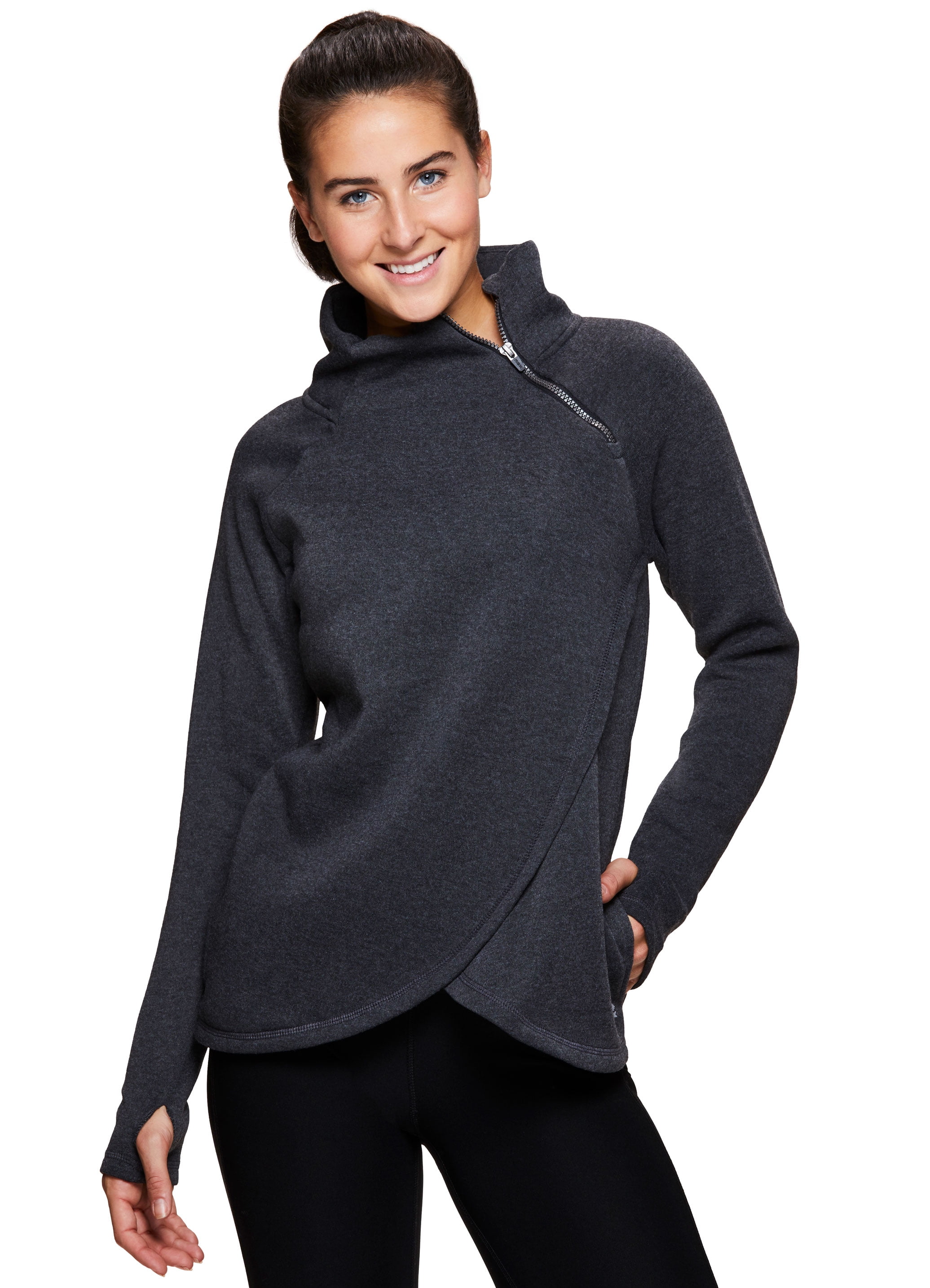 Download RBX - New RBX Active Women's Zip Mock Pullover with Tulip ...