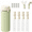green, variant on 4 in 1 Travel Dispenser Bottle, 4 Pack 30ML Travel Bottles for Toiletries, Leak Proof Travel Bottles for Shampoo, Lotion, Conditioner and Cream, Portable White Containers