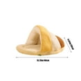 thumbnail image 3 of Nebwoak Winter Warm Cat Bed - Self-Warming Slipper-Shaped, Semi-Enclosed, Washable Cotton Wool Lined for Cats Small Dogs, 3 of 6