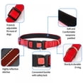 thumbnail image 4 of Collier pour Chien Réfléchissant Collier en Nylon Collier pour Chien Réglable Collier à Dégagement Rapide Collier pour Animaux de Compagnie, 4 of 7