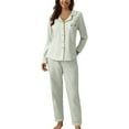 thumbnail image 2 of Pyhlmscde Womens Pajama Sets, Cute Pajama Sets for Women, Satin Pajama Set for Women, 2 of 4