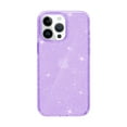 thumbnail image 5 of Glitter Clear Case for iPhone 15 Pro Max, Shining Sparkle TPU Military Grade Shockproof Cover Full Coverage Non-Yellowing Anti-Scratch Translucent Slim Lightweight Case, Purple, 5 of 7