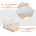 thumbnail image 3 of DEEPCRAFF Multi-Functional Khaki Car Model Display Stand for Home Storage and Decoration, 3 of 8