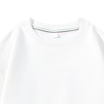 thumbnail image 5 of Sudadera para niños Cuello redondo Manga larga Moda Casual Niños Cuello redondo Jersey Top para niños y niñas Blanco 140 cm / 55,1 pulgadas, 5 of 5