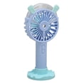 thumbnail image 5 of Handheld Fan Automatic Spraying USB Charging Humanized Grille Design Low Noise 3 Speed Portable Fan for Travel Blue, 5 of 5