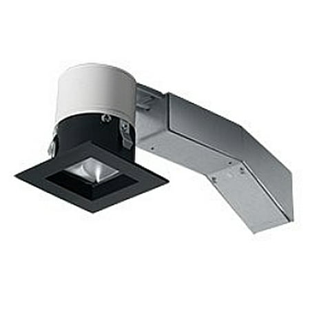 

RAB Lighting Square Remodeler LED 8W 2700K Black Trim 40 Degree Triac Dimmer 2in Downlight