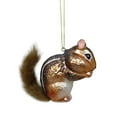 thumbnail image 5 of Chipmunk Glass Christmas Tree Ornament, 5 of 5
