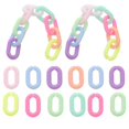 thumbnail image 2 of 200Pcs Assorted Color Acrylic Quick Link Connectors Chain Links Ideal For Dresses Headwear And DIY Crafting Projects, 2 of 2