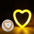 thumbnail image 6 of Heart Shaped LED Night Light Plug In with Dusk to Dawn Sensor, Soft Warm Glow, Auto On/Off, Energy Saving for Bedroom, Nursery, Hallway, Kids, and Baby Room, Multiple Colors, 6 of 6