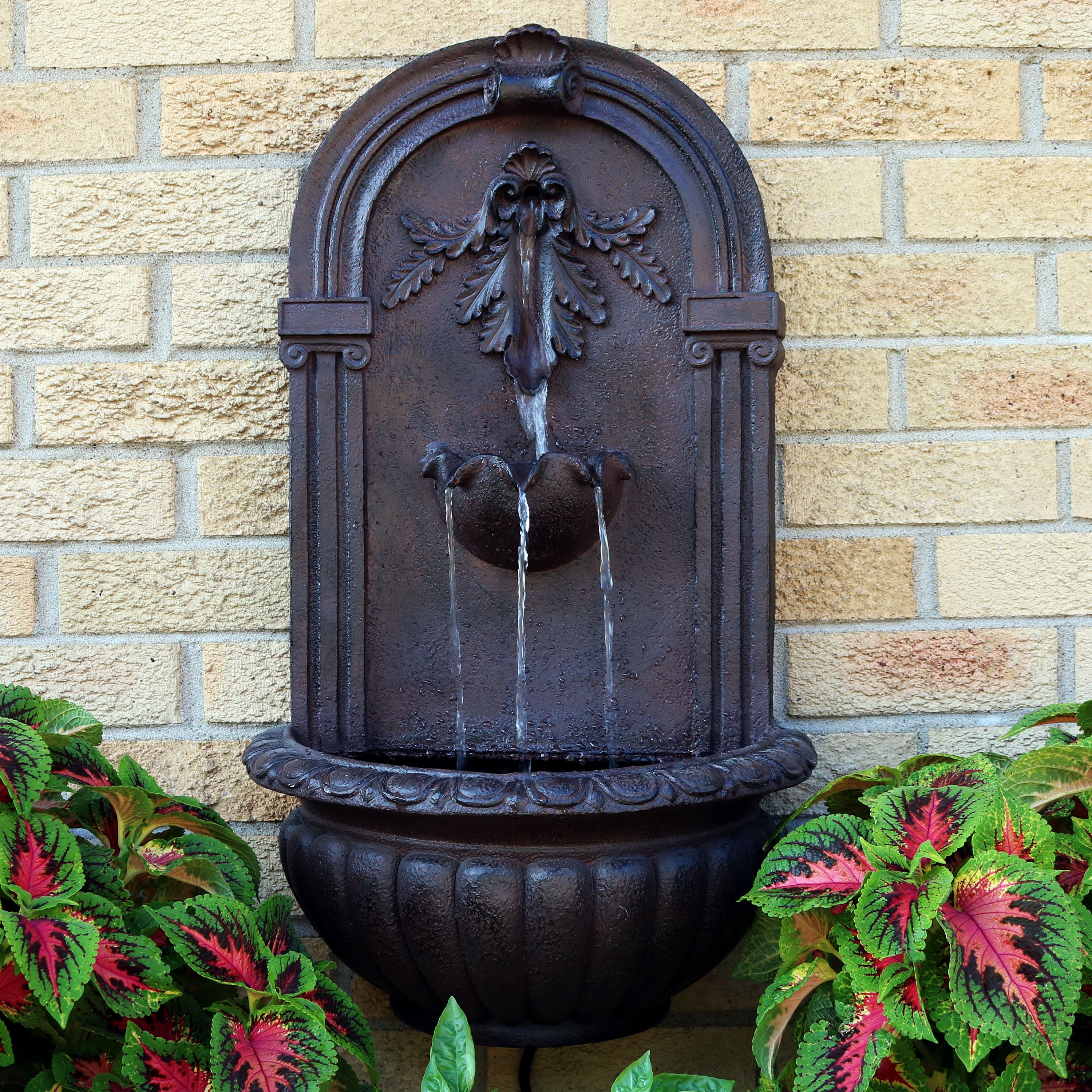 outdoor free standing wall fountains outdoor fountains ideas on outdoor free standing wall fountains