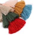 thumbnail image 4 of Tassel Keychain Fashion Multipurpose Key Ring Pendant Pom Pom Tassel Bag Charm, 4 of 10