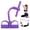 Purple, variant on Pedal Resistance Bands with Handles, Bands-6 Tube, Fitness Training for Abdomen, Waist, Arm, Leg
