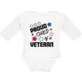 thumbnail image 3 of Inktastic Proud Child of a Veteran Veterans Day Boys or Girls Long Sleeve Baby Bodysuit, 3 of 5