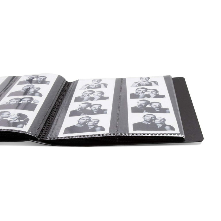 Photo Booth Album for 2x6 Photo Strips Holds 216 Photobooth Photos on 54  Pages Slide-in Photo Booth Photo Album Wedding Scrapbook 