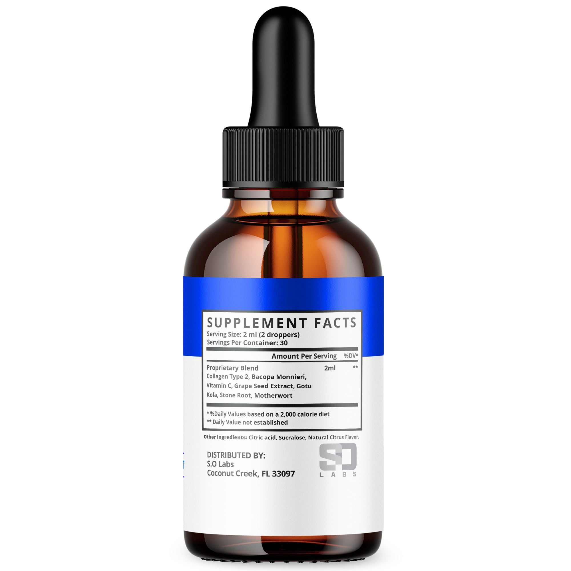 Glyco Nix Advanced Formula Drops Natural Support Supplement 60 Servings