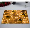 thumbnail image 2 of PKQWTM Heart bokeh Love Valentine day Kitchen Dining Table Mats Placemats Size 12x18 Inches, Set of 2 Pieces, 2 of 2