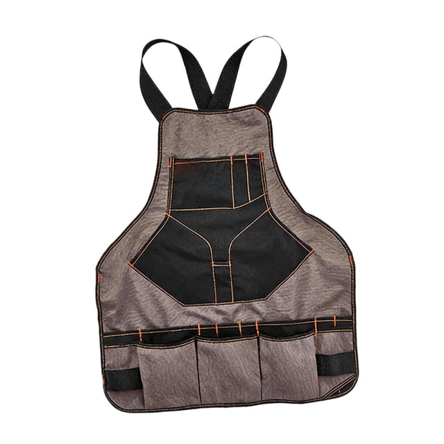 Delantal de Tela Oxford con Bolsillos para Herramientas, Ideal para Talleres de Carpintería, Ebanistería Y Restaurantes.