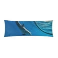 thumbnail image 2 of MKHERT Seascape Dolphin Body Pillow Pillowcase Pillow Protector Cushion Cover 20x60 Inch, 2 of 2