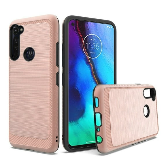 GSA Brushed Case w/Edge for Motorola Moto G Stylus 2020, XT2043 - Rose Gold