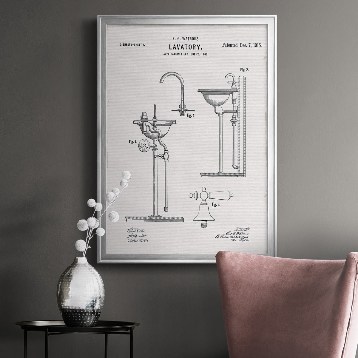 Vintage Sink II Premium Classic Framed Print - Ready to Hang