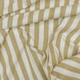 thumbnail image 4 of Fabric Mart Direct Mustard Yellow Stripes Cotton Fabric By The Yard, 5 Continuous Yards 55 inch or 140 cm Width, Upholstery Fabric, Drapery Fabric, Fabric For Pillows, Table Linen Fabric, Pure Cotton, 4 of 9