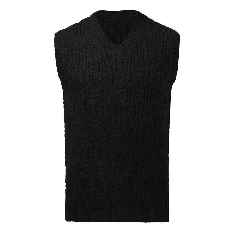 Black Sleeveless Sweater Black Sleeveless Sweater