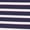 NAVY, variant on Women's Striped Long Sleeve Crop Top