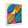 thumbnail image 2 of Tangletown Fine Art Ball Four Football Canvas Wall Art by Wild Apple Portfolio, 2 of 2