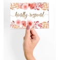 thumbnail image 2 of Inkdotpot RSVP Postcards (Set Of 50) 4"X6" Blank With Mailing Side,RSVP Reply Response Cards For Wedding Floral Print Return Cards, 2 of 5