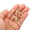 thumbnail image 5 of Uxcell 33mm/1.3" Length Chandelier Connector Clip Chandelier Bowtie Pin Rose Golden 150 Pack, 5 of 6