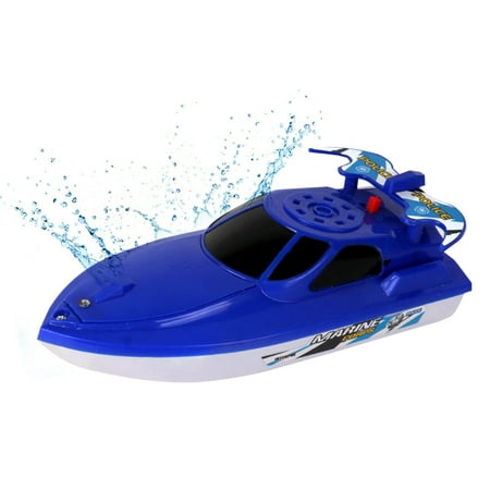 Enfant en bas âge bateau électrique jouet en plastique drôle bateau  flottant jouet douche jouet pour l'été 