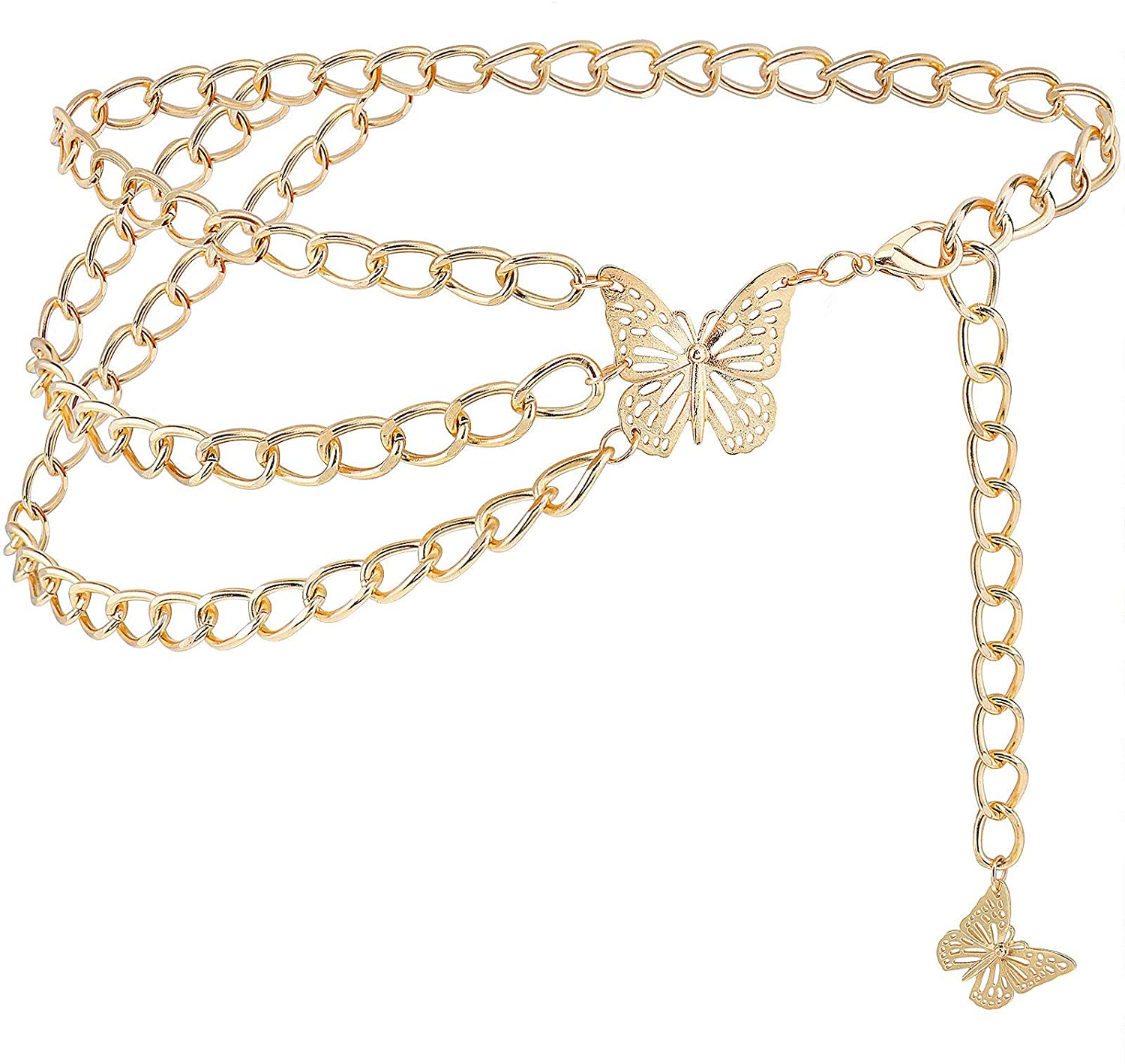Beimoru Multilayer Chain Belts 14K Gold 