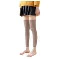 thumbnail image 2 of AUNVITO Women's Fleece Leg Warmers Thick Thermal Over-The-Knee Socks for Winter Casual Outfit, 2 of 8