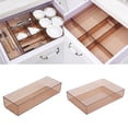thumbnail image 3 of Cajón Organizador Platos Paños Compartimentos Ajustables Bandeja para Utensilios, S Gloria Organizador del compartimiento del cajón, 3 of 4