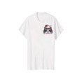 thumbnail image 1 of Women'S "and Sleep Deprived" Skull & Dumbbell Graphic T-Shirt - Black Casual Fitness Tee for Spring/Summer, Loose Fit, Short Sleeve, Sporty Style, Casual Wear Tee | Skull Print Top | Comfortable, 1 of 6