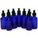 thumbnail image 1 of 12 Botellas De Vidrio Azul Cobalto De 1 Oz Con Cuentagotas De Vidrio, 1 of 1