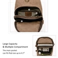 thumbnail image 4 of KL928 Canvas Sling Bag for Men Crossbody Backpack Shoulder Casual Rucksack Unisex Casual Bag, 4 of 6