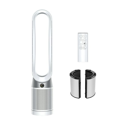 Restored Premium Dyson Purifier Cool™ Tower Fan TP7C | White/Silver (Refurbished)
