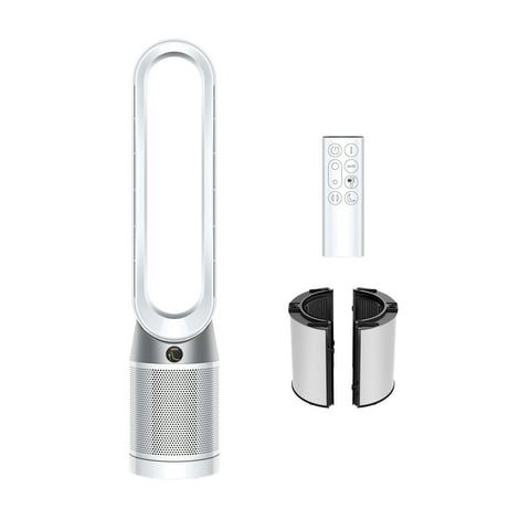 Restored Premium Dyson Purifier Cool™ Tower Fan TP7C | White/Silver