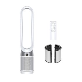Restored Premium Dyson Purifier Cool&trade; Tower Fan TP7C | White/Silver (Refurbished)