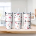 thumbnail image 2 of Flamingo Cup 20OZ with Handle Portable Travel Tumbler Gifts for Women Flamingo Lovers Perfect for Birthday Christmas Presents Home Office Use, 2 of 6