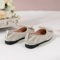 thumbnail image 6 of Hoshose Women Comfortable Flat Shoes Slip-On Round Toe Ballet Flats Pearl Knotbow Casual Walking Shoes for Women Non-slip, 6 of 6