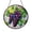 Acrylic 3.5 Inch, variant on Grape Cluster Fruit Stained Glass Style Suncatcher Window Hanging Decor, Vineyard Grape Decorative Glass Panel Art for Kitchen Window Decoration Ornament